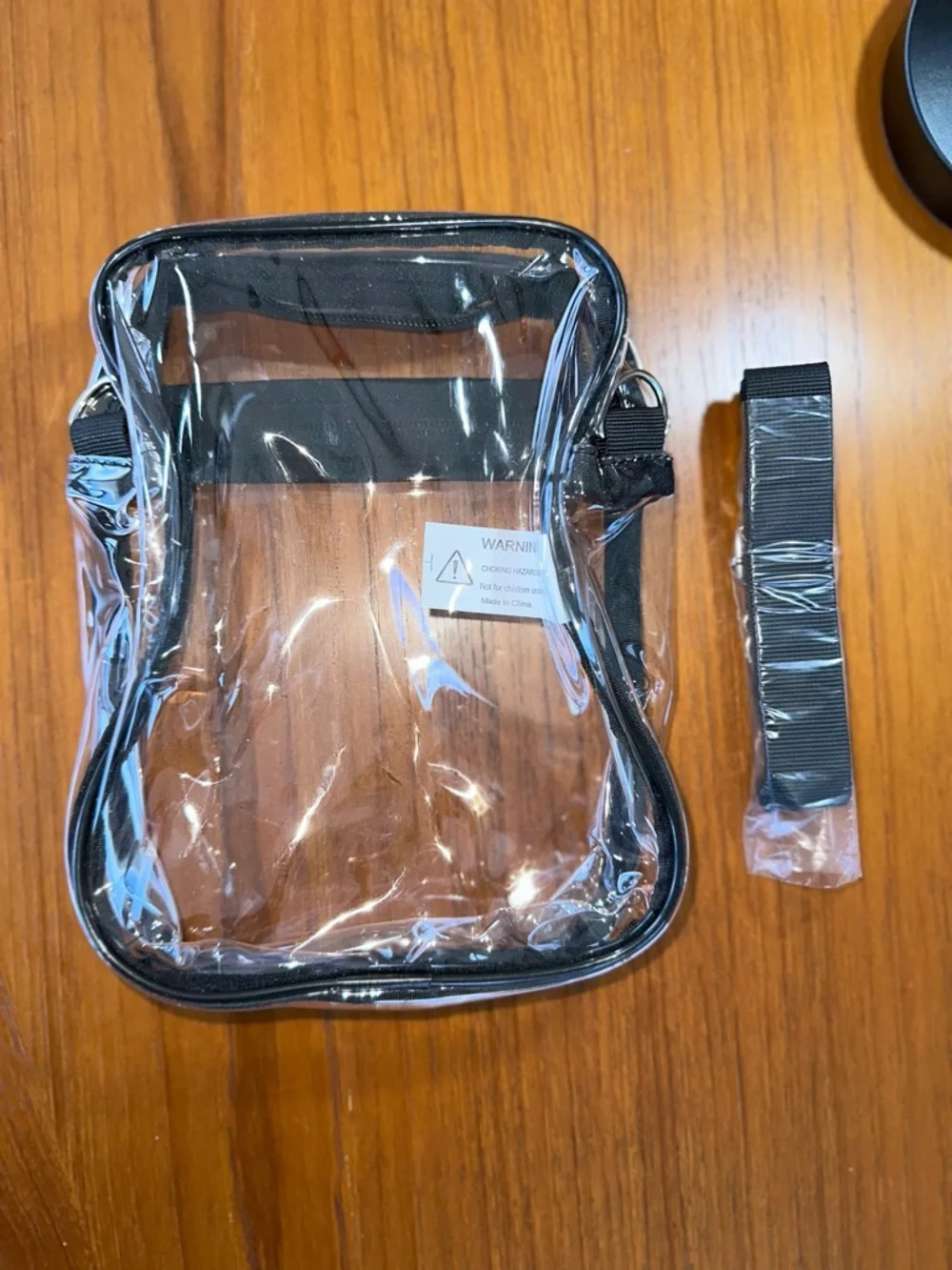 Stadium Approved Clear Crossbody Bag • Black Trim • Concert • Sports • NWOT - Picture 3 of 6
